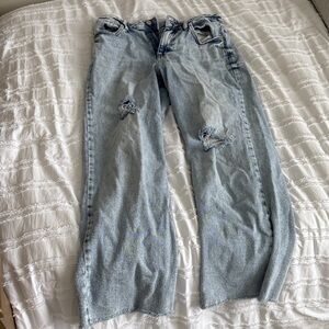 Distressed Light Blue Women's Jeans
